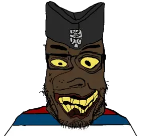 chudjak, markiplier soyjak, chudjak front, chudplier, serbiaryan, slopjak, 1soyjak, big eyes, big nose, black eyes