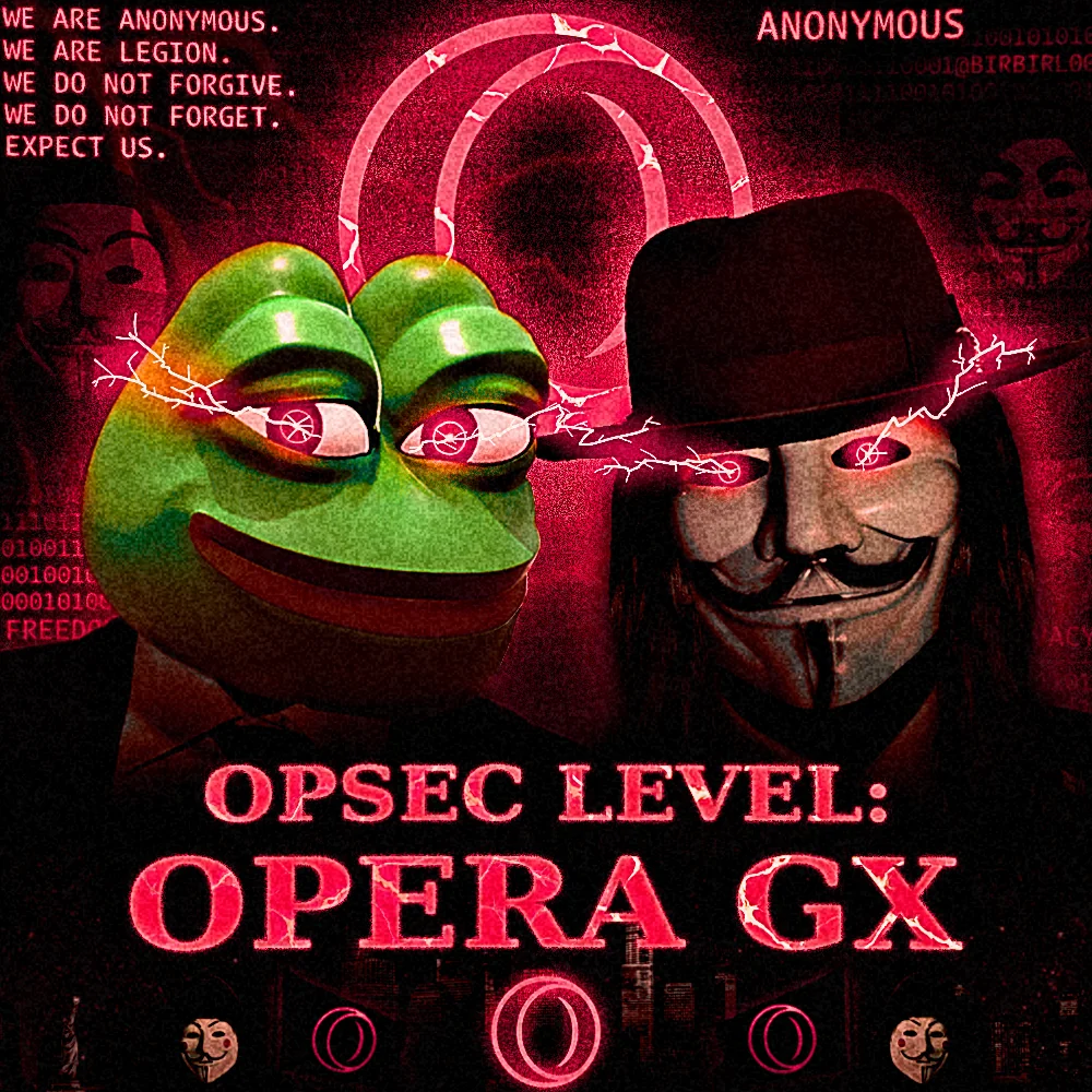 opsec demon, pepe, opsec level, amphibian, animal, anonymous, browser, chinese, chinese spyware, closed mouth