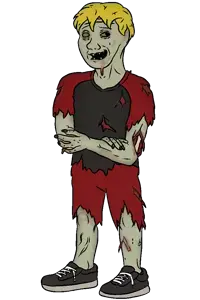 nate higgers, soyak, natejak, 1soyjak, black eyes, blonde hair, blood, boot, clothes, disease