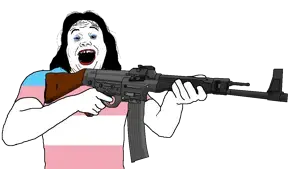 alicia, arm, assault rifle, clothes, firearm, flag, germany, gun, hair, half body