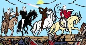 cobson, heartson, spadeson, 4 horsemen, 4soyjaks, animal, bald, bbc, biting lip, black eyes