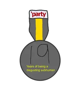 proud olgolians, 1 year on bald men with glasses website, 19 years of being a disgusting subhuman, accessory, award, fucking subhuman filth, medal, olgol is a fat subhuman retard who needs to kill…