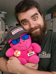 feraljak, namefag plushies, soyjak plushies, 2soyjaks, admin, bald, beard, black eyes, black hair, blue eyes