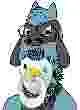 riolu, gapejak, babyjak, mustached gapejak, wholesome soyjak, babyjak, 1soyjak, animal, aura, baby