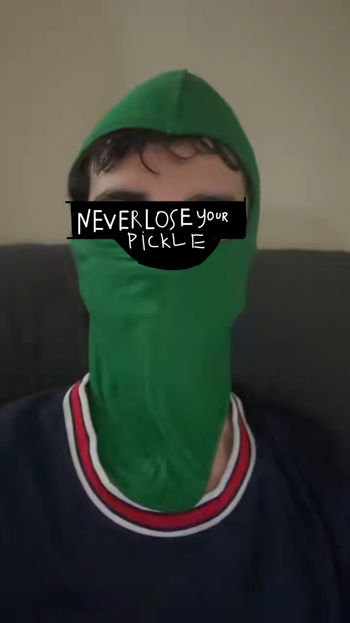 disgusting trevorcreature, irl soyjaks, balaclava, brown hair, brown skin, clothes, face mask, front view, hair, irl background