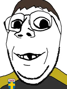 lars, gapejak, emmanuel, 1soyjak, big eyes, black eyes, bowl cut, brown hair, clothes, deformed
