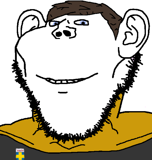 impish soyak ears, impish aryan ears, blue eyes, brown hair, closed mouth, ear, ears, hair, jawline, looking at you