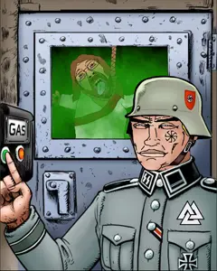 bernd, chudjak, hanging troonjak, perceptive chud, troonjak, aryan, a10 eyes, ack, arm, blonde hair