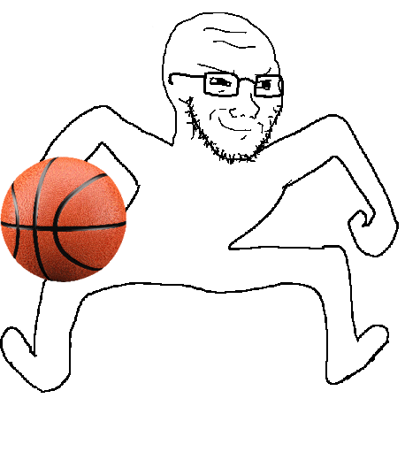 soyak, 1soyjak, aliased, animated, arm, bald, balling, basketball, closed mouth, full body