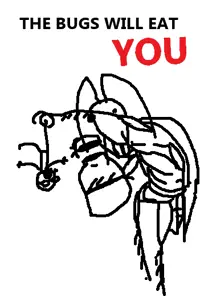 unknown, animal, bug, cockroach, glasses, hairy, insect, jar, open mouth, stubble