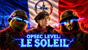 opsec demon, pepe, unknown, antonin artaud, black hair, blonde hair, blue eyes, closed mouth, france, green skin