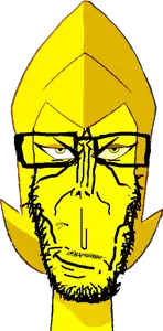 markiplier soyjak, euromutt, euromutt, /co/, 1soyjak, angry, blonde hair, cartoon, cartoon network, closed mouth