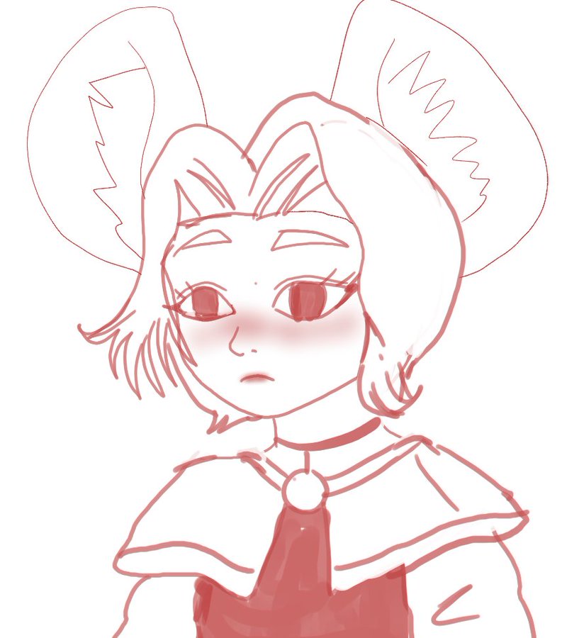doomer girl wojak, nazrin, wojak, anime, anime girl, black eyes, blush, closed mouth, female, front view