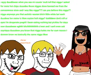 Boy I wonder why soyniqua doesn't like her.