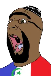 gerd, beard, big eyebrows, blue tongue, brown skin, clothes, eyebrow, eyebrows, france, glasses