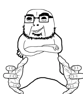 cobson, feraljak, cobsontalks, condiment, olgolstein, olgoltalks, 1soyjak, angry, arms crossed, bald
