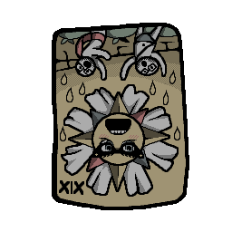 plimboner, soytan, unknown, 2soyjaks, bald, blue eyes, card, drawn background, front view, frown