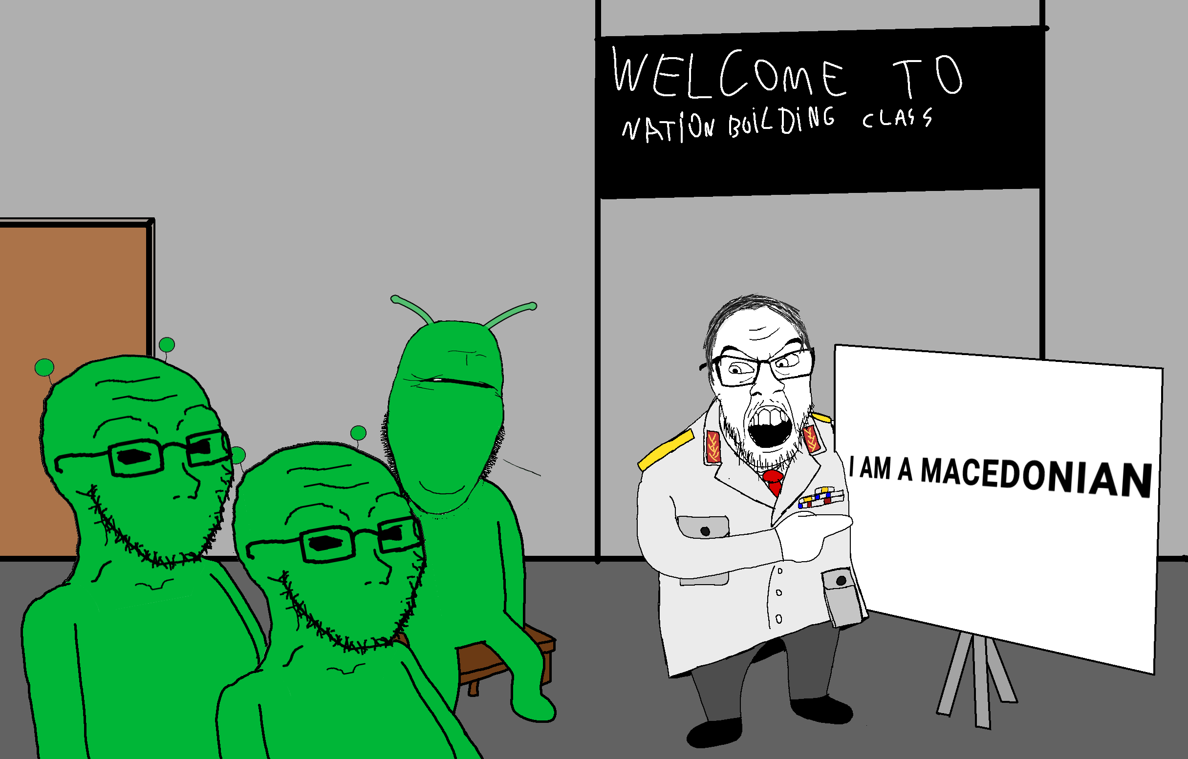 cobson, feraljak, soyak, 4soyjaks, alien, angry, bald, black eyes, black hair, clothes