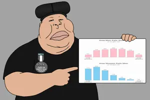 tacoblimp, chinkmutt, oalgomutt, 1soyjak, arm, award, black clothing, blackpill, blackpilled, brown skin