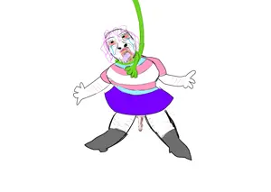 StickyhandACK! Credit: Comissioned by Zookeeper to anonymous irl comission