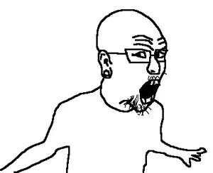 shirtjak, unknown, 1soyjak, arm, bald, black eyes, dance, deathcore, ear, earring