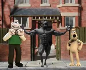 gigachad, gromit, wallace (wallace and gromit), my very best friends, 1nas, aardman, animals, big eyes, british accent, brown beard