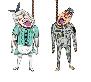 This is based off a raisinty otaku meme I saw on fb Weebs thinks they safe from death geg
