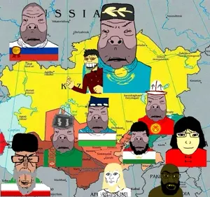 feraljak, kuzjak, markiplier soyjak, soykio kid, commiediddyugly person, euromutt, lawrence, russomutt, tetojak, euromutt