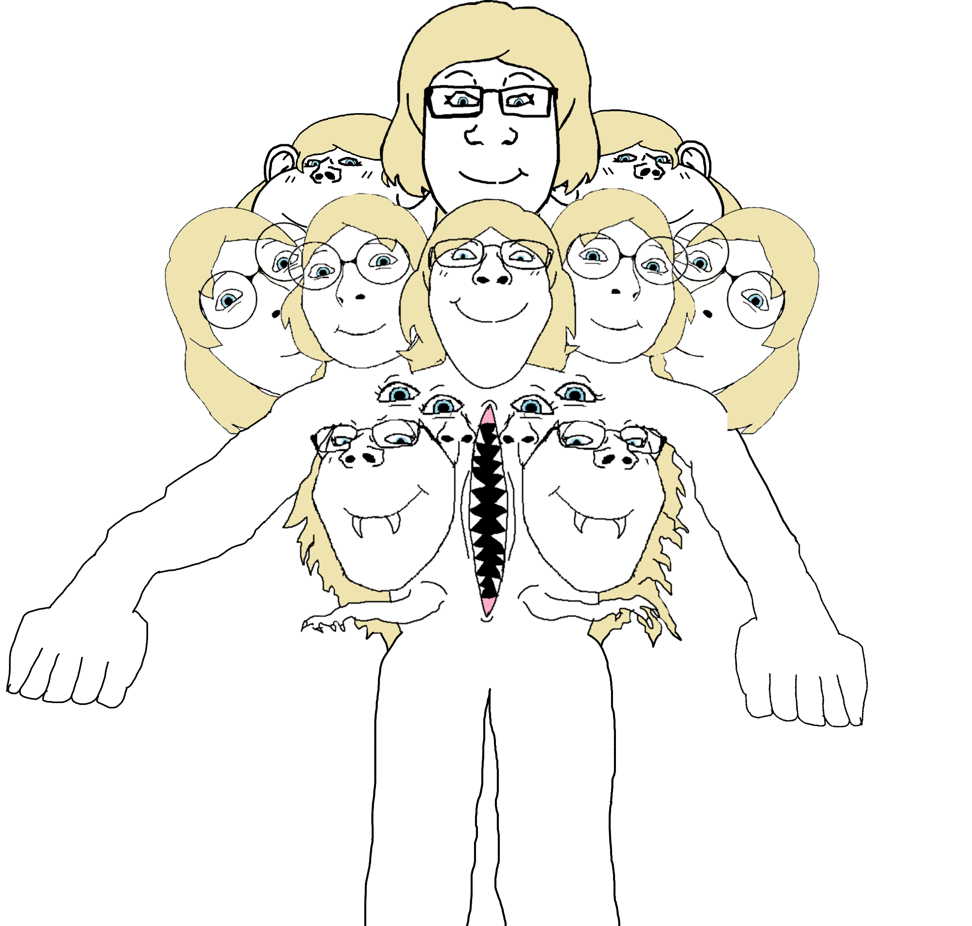 cobson, gapejak, impish soyak ears, markiplier soyjak, female cobson, female gapejak, female impish ears, female markiplier, gemmy, femjak