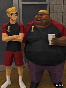 hunky, nate higgers, alicia, fat alicia, hunky twink sex machine, hunky twink sex machine, natejak, retro visuals to invoke a feeling of nostalgia, 2soyjaks, black eyes