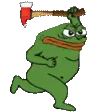 pepe, 1frog, 1nas, amphibian, angry, animal, animated, axe, belly, belly button