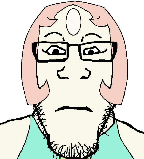 markiplier soyjak, neutralplier, brown hair, cartoon, cartoon network, closed mouth, clothes, glasses, hair, neutral