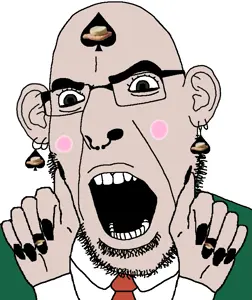 I was watching the first Wallace and Gromit special and when I saw him say "THAT'S IT CHEESE" I pictured this in my mind