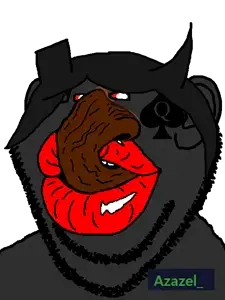 impish, impish soyak ears, autofellatio, bald, bbc, big lips, black skin, demon, ear, hair
