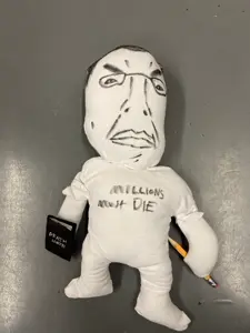justforuploading, chudjak, chudjak front, angry, book, closed mouth, doll, glasses, hair, holding book