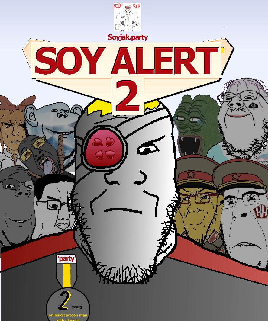 dr. soyberg, mymy schoppenboer, nate higgers, pepe, bernd, chudjak, cobson, gapejak, impish soyak ears, markiplier soyjak