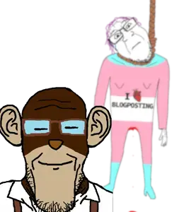bernd, markiplier soyjak, 2soyjaks, ack, angry, animal, bobo the sharty janny, brown eyes, closed eyes, closed mouth