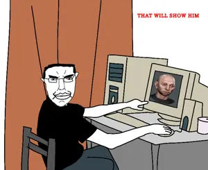 chudjak, andrew tate, computer, glasses, pointing, screen