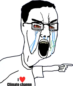 chudjak, angry, arm, bloodshot eyes, brown eyes, climate change, clothes, crying, glasses, hair