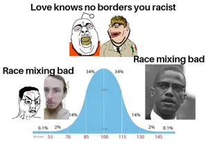 chudjak, chugsjak, impish soyak ears, impish amerimutt, amerimutt, black skin, blonde hair, blue eyes, glasses, hair