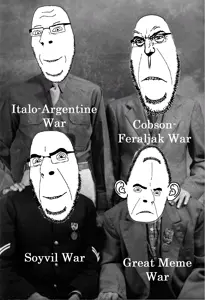 cobson, hornyson, nucob, bald, black and white, clothes, glasses, grin, hair, history