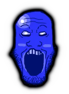 markiplier soyjak, doom, open mouth, soul sphere, soulsphere, soyjak, stubble, video game