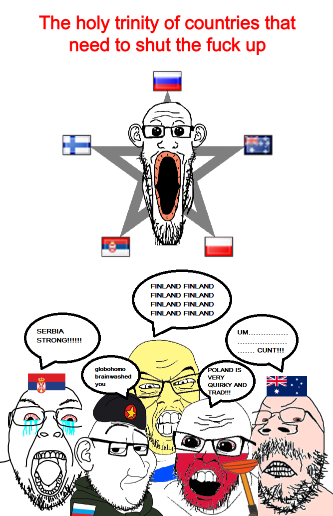 bernd, feraljak, gapejak, markiplier soyjak, smugjak, feraljak (crazed), oh my god she is so attractive, /int/, australia, countries