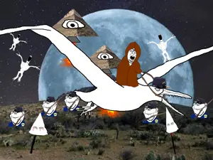 a24 slowburn soyjak, feraljak, impish soyak ears, unknown, animal, bird, clothes, confederate, ear, fingerboy