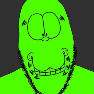 garfield, cobson, animal, cat, cat ears, closed mouth, ear, ears, glowing, glownigger