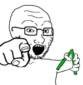 soyak, arm, arrow, glasses, greentext, hands, looking at you, no arrow, open mouth, pointing