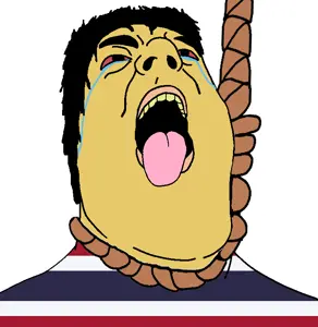 hydejak, crying, death, noose, open mouth, red eyes, thailand, tongue, yellow skin