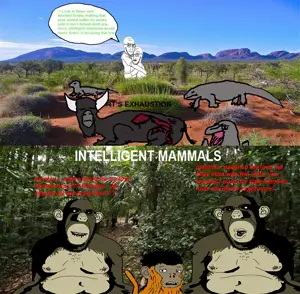 cobson, soyak, hornyson, soyak (concerned), its over, 5soyjaks, animal, concerned, creepy, ear