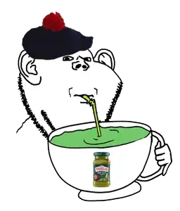 impish soyak ears, impdrink, clothes, cup, drinking, drinking straw, ear, hands, hat, holding object