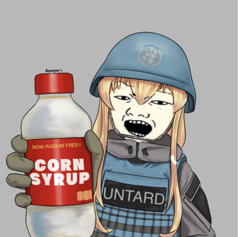 kuzjak, anime, arm, blonde hair, bottle, clothes, corn syrup, hair, hands, hat